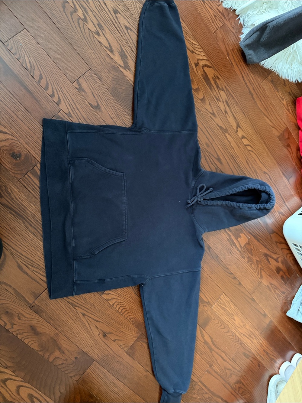 TNA CozyAF Fleece Hoodie in Black